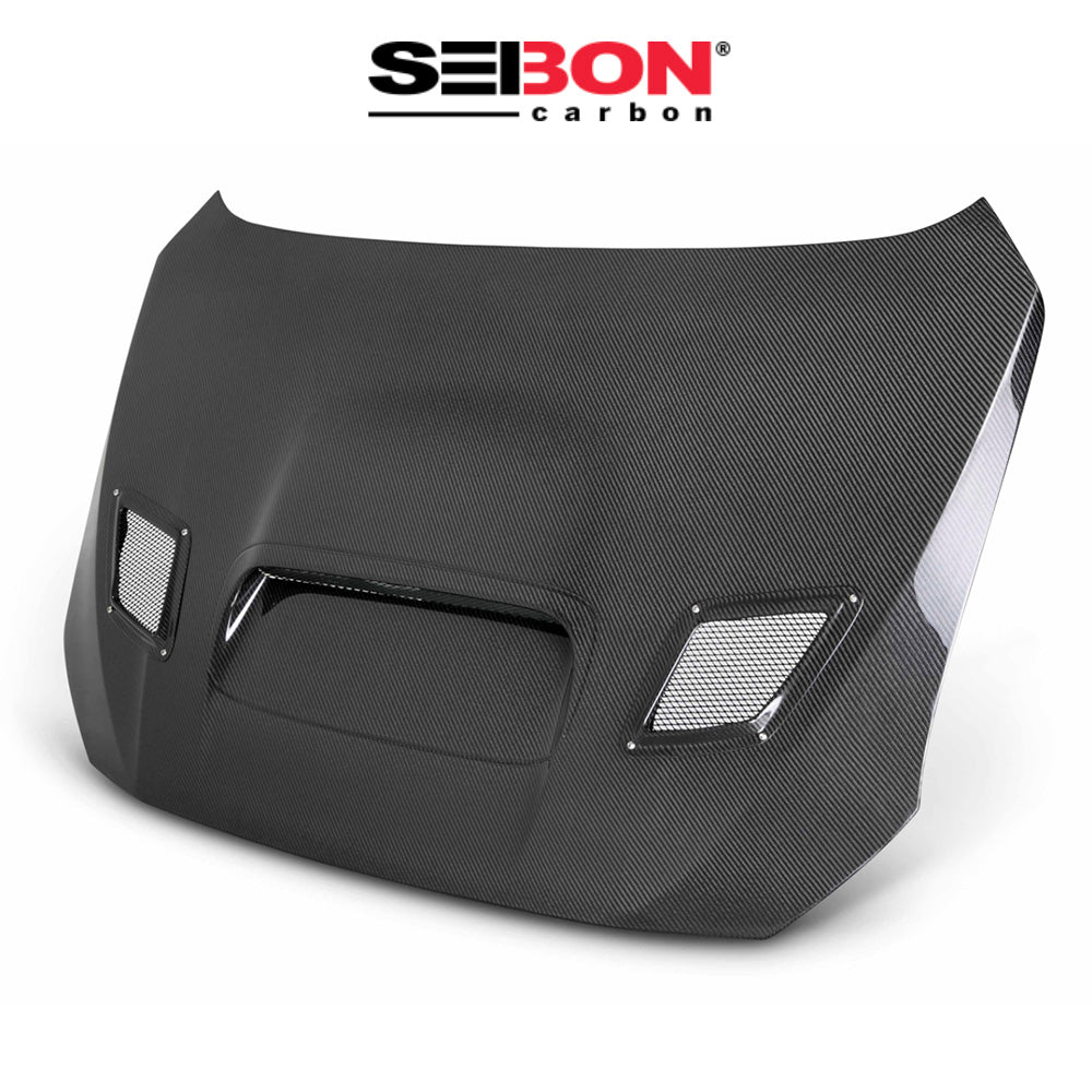 2015-2021年式 スバル WRX STI 用 セイボンカーボン カーボンファイバー CSスタイル ボンネット Seibon Carbon CS-Style Carbon Fiber Hood For 2015-2021 Subaru WRX/STi (送料無料)