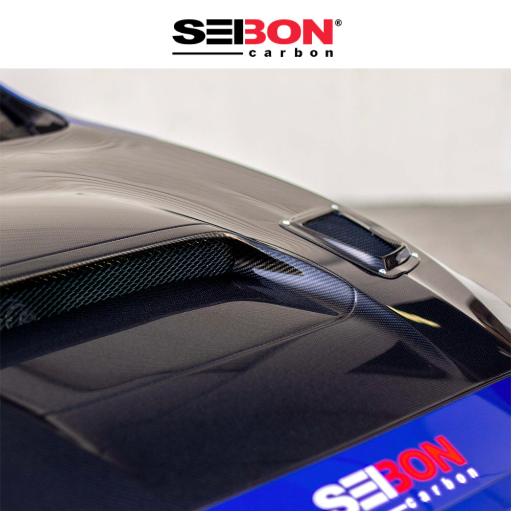 2015-2021年式 スバル WRX STI 用 セイボンカーボン カーボンファイバー CSスタイル ボンネット Seibon Carbon CS-Style Carbon Fiber Hood For 2015-2021 Subaru WRX/STi (送料無料)