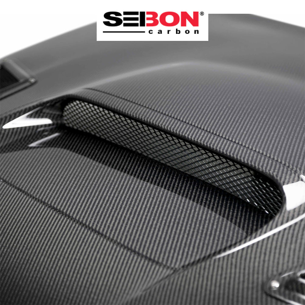 2015-2021年式 スバル WRX STI 用 セイボンカーボン カーボンファイバー CSスタイル ボンネット Seibon Carbon CS-Style Carbon Fiber Hood For 2015-2021 Subaru WRX/STi (送料無料)