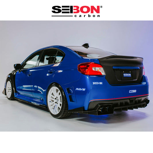 2015-2021年式 スバル WRX STI 用 セイボンカーボン カーボンファイバー Cスタイル トランクカバー Seibon Carbon C-Style Carbon Fiber Trunk Lid For 2015-2021 Subaru WRX/STi (送料無料)