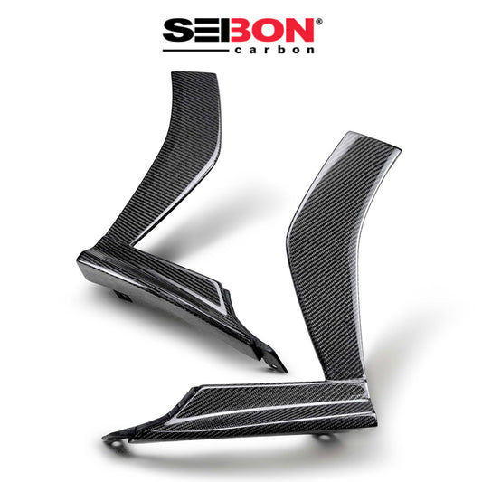 2022-2025年式 スバル WRX S4用 セイボンカーボン カーボンファイバー製フロントバンパートリムセット Seibon Carbon Carbon Fiber Front Bumper Trim For 2022-2025 Subaru WRX (消費税、送料込み)