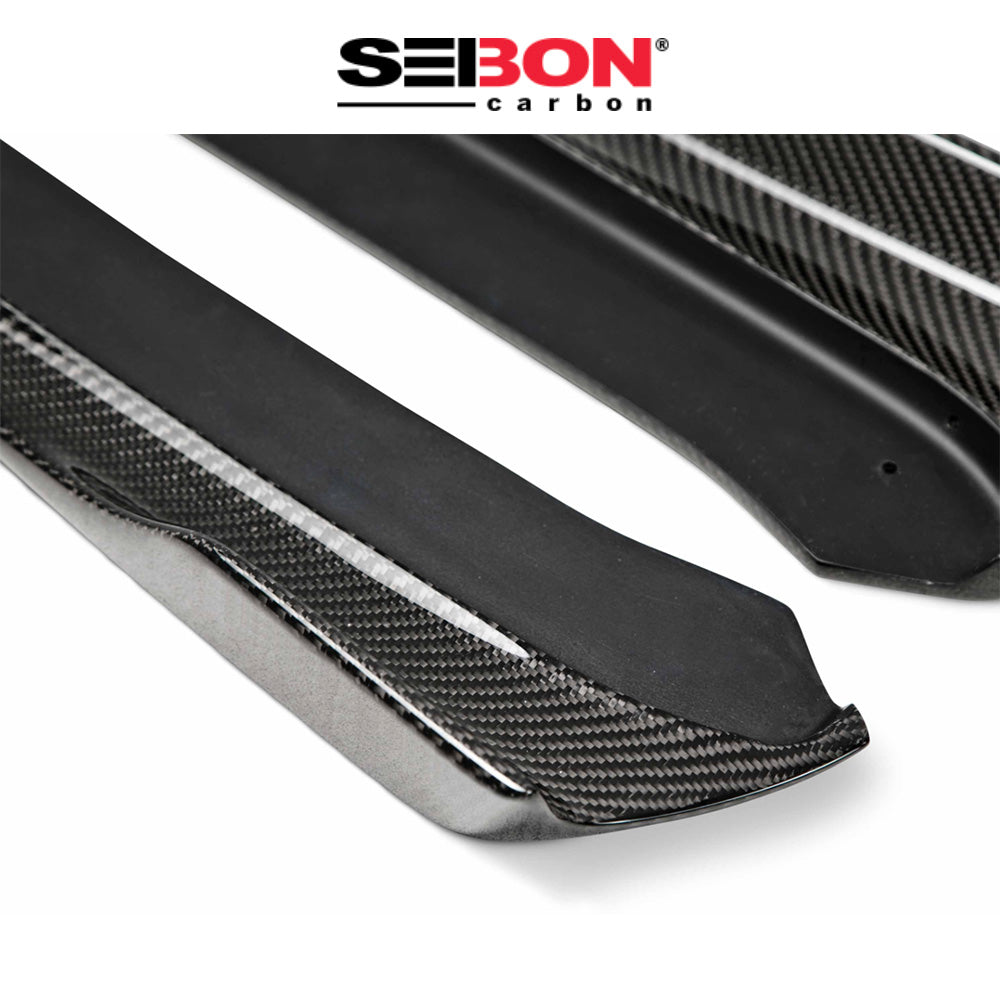 2015-2017年式 スバル WRX 用 セイボンカーボン カーボンファイバー MBスタイル リアリップ Seibon Carbon MB-Style Carbon Fiber Rear Lip For 2015-2021 Subaru WRX/STI (送料無料)
