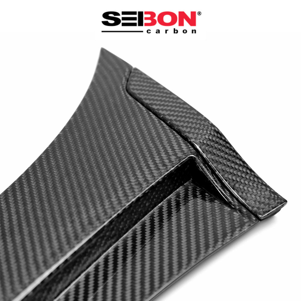 2015-2021年式 スバル WRX STI 用 セイボンカーボン カーボンファイバー フェンダーキャップセット Seibon Carbon Carbon Fiber Fender Caps For 2015-2021 Subaru WRX/STi (送料無料)