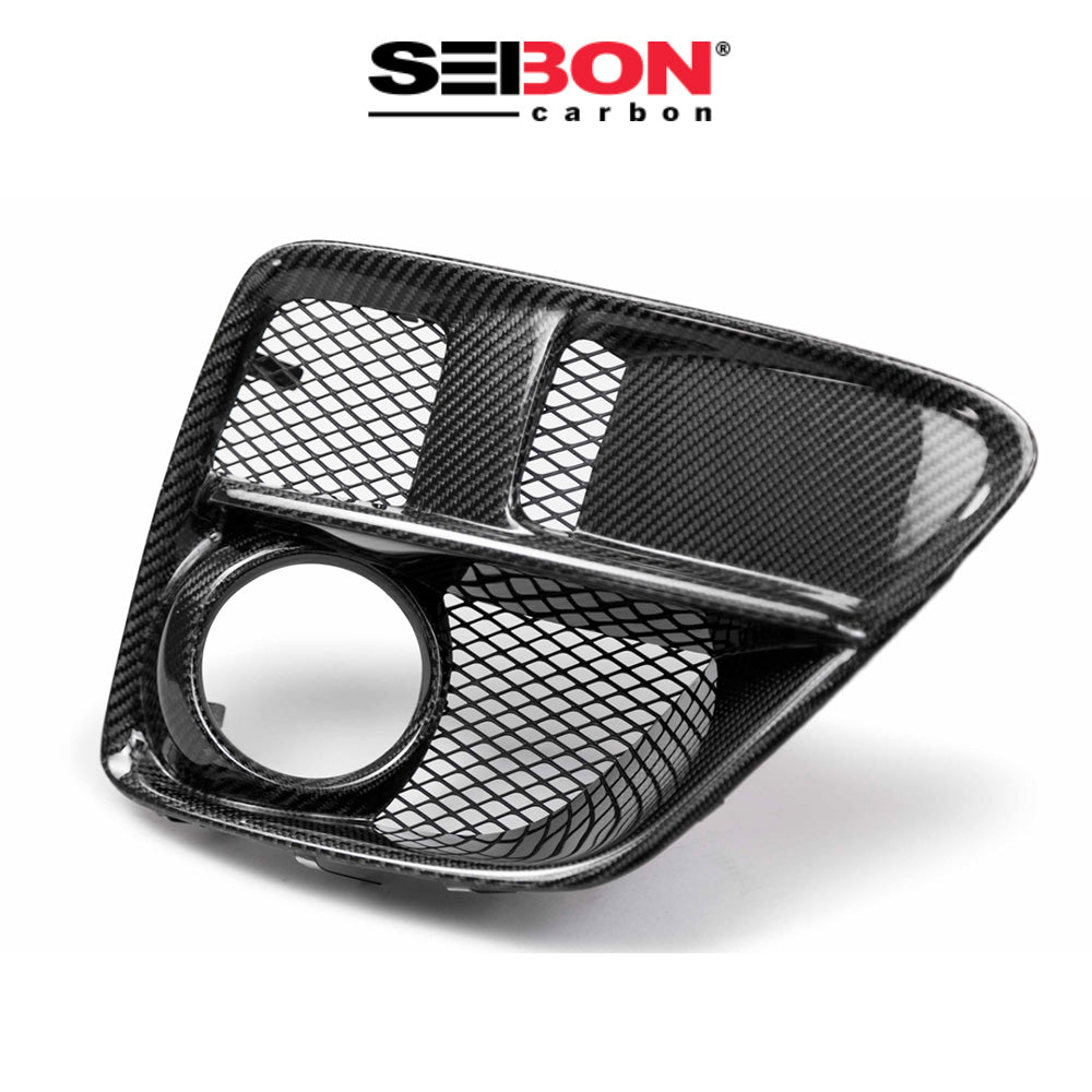 2015-2017年式 スバル WRX 用 セイボンカーボン カーボンファイバー フォグライトトリムセット Seibon Carbon Carbon Fiber Fog Light Surround For 2015-2017 Subaru WRX/STi (送料無料)