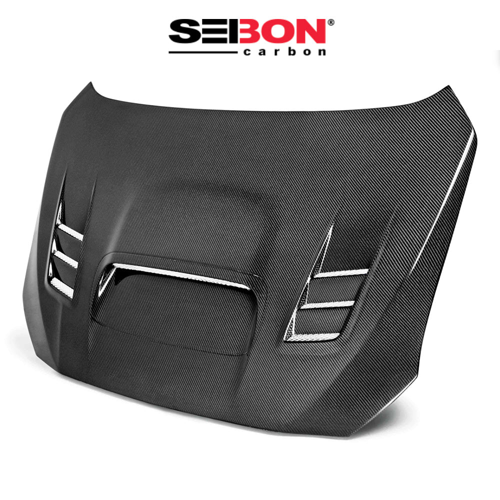 2015-2021年式 スバル WRX 用 セイボンカーボン カーボンファイバー CWスタイル ボンネット Seibon Carbon CW-Style Carbon Fiber Hood For 2015-2021 Subaru WRX/STi (送料無料)