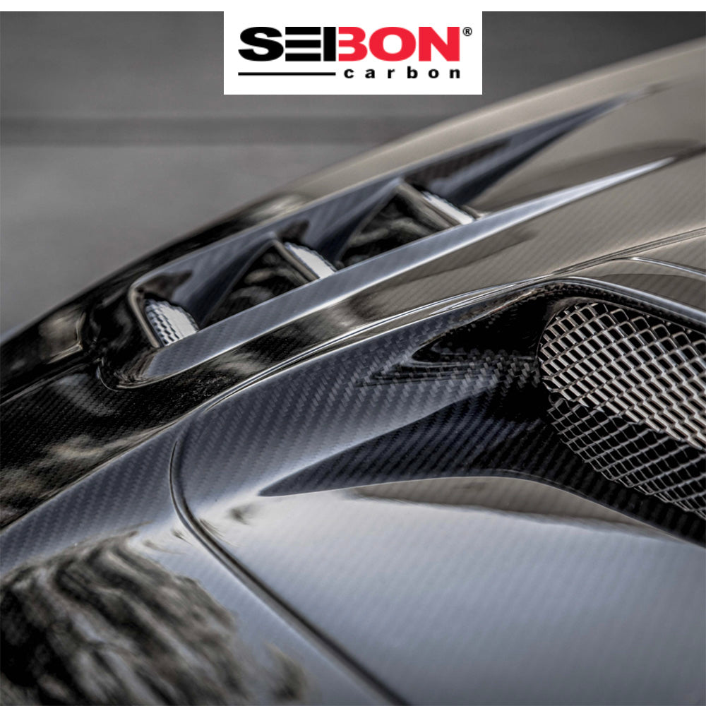 2015-2021年式 スバル WRX 用 セイボンカーボン カーボンファイバー CWスタイル ボンネット Seibon Carbon CW-Style Carbon Fiber Hood For 2015-2021 Subaru WRX/STi (送料無料)