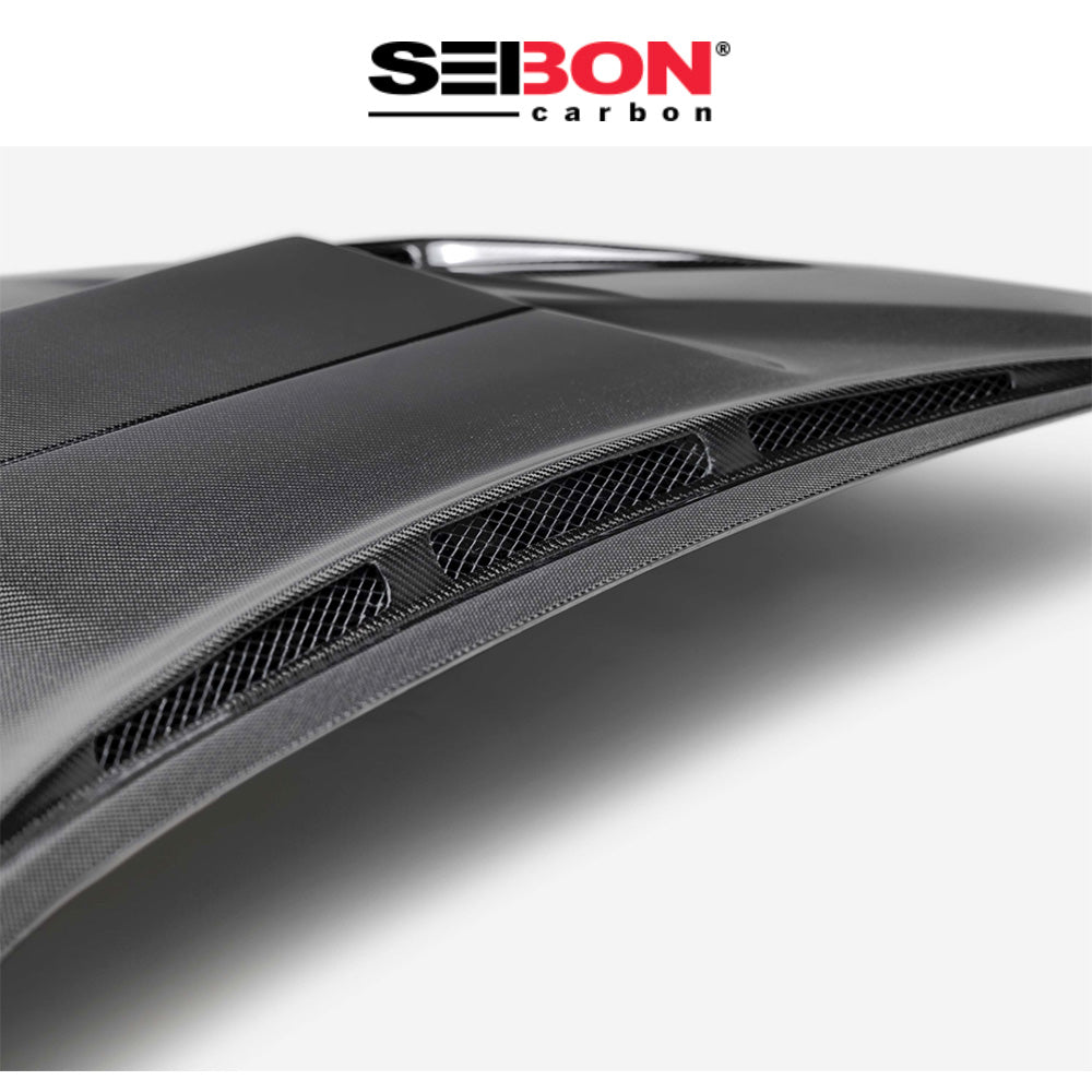 2022-2025年式 スバル WRX用 セイボンカーボン VSスタイル カーボンファイバー製ボンネット Seibon Carbon VS-Style Carbon Fiber Hood For 2022-2025 Subaru WRX (送料無料)