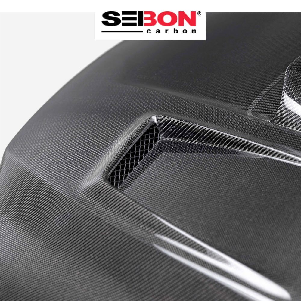 2022-2025年式 スバル WRX用 セイボンカーボン VSスタイル カーボンファイバー製ボンネット Seibon Carbon VS-Style Carbon Fiber Hood For 2022-2025 Subaru WRX (送料無料)