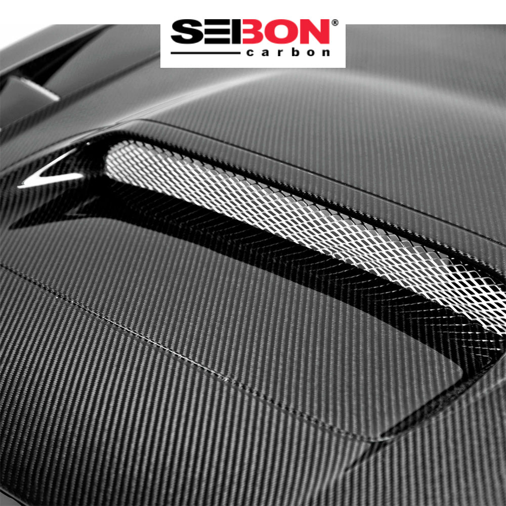 2015-2021年式 スバル WRX 用 セイボンカーボン カーボンファイバー CWスタイル ボンネット Seibon Carbon CW-Style Carbon Fiber Hood For 2015-2021 Subaru WRX/STi (送料無料)