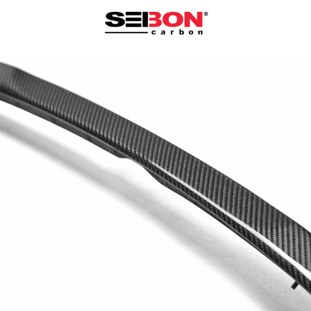 2015-2021年式 スバル WRX 用 セイボンカーボン カーボンファイバー OEMスタイル リアスポイラー Seibon Carbon OEM-Style Carbon Fiber Rear Spoiler For 2015-2021 Subaru WRX/STi (送料無料)