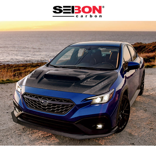 2022-2024年式 スバル WRX 用 セイボンカーボン カーボンファイバー CWスタイル ボンネット Seibon Carbon CW-Style Carbon Fiber Hood For 2022-2024 Subaru WRX (送料無料)