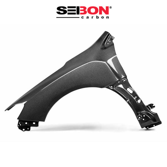 2015-2021年式 スバル WRX STI 用 セイボンカーボン カーボンファイバー OEMスタイル フェンダーセット Seibon Carbon OEM-Style Carbon Fiber Fenders For 2015-2021 Subaru WRX/STi (送料無料)