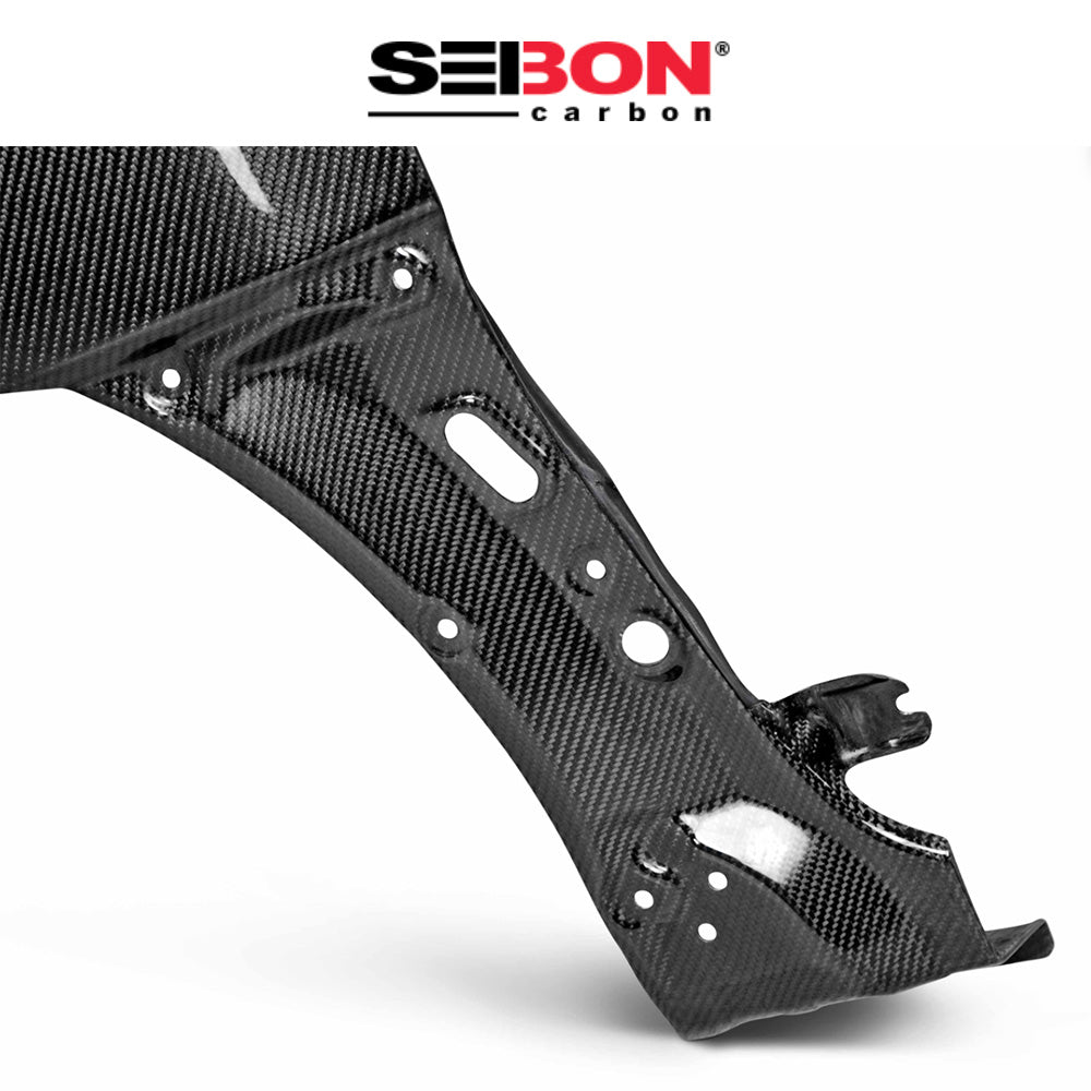 2015-2021年式 スバル WRX 用 セイボンカーボン カーボンファイバー OEMスタイル フェンダーセット Seibon Carbon OEM-Style Carbon Fiber Fenders For 2015-2021 Subaru WRX/STi (送料無料)