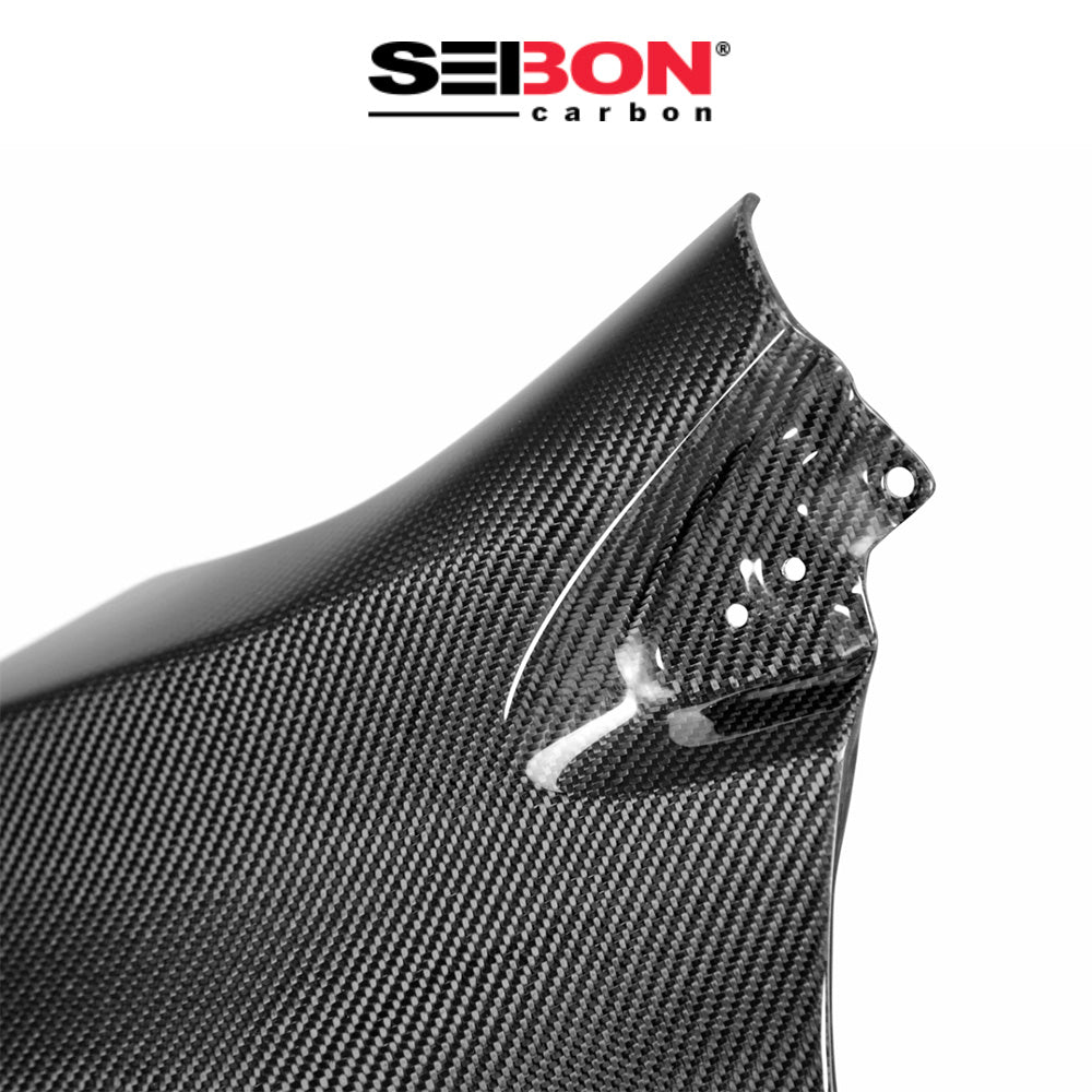 2015-2021年式 スバル WRX 用 セイボンカーボン カーボンファイバー OEMスタイル フェンダーセット Seibon Carbon OEM-Style Carbon Fiber Fenders For 2015-2021 Subaru WRX/STi (送料無料)