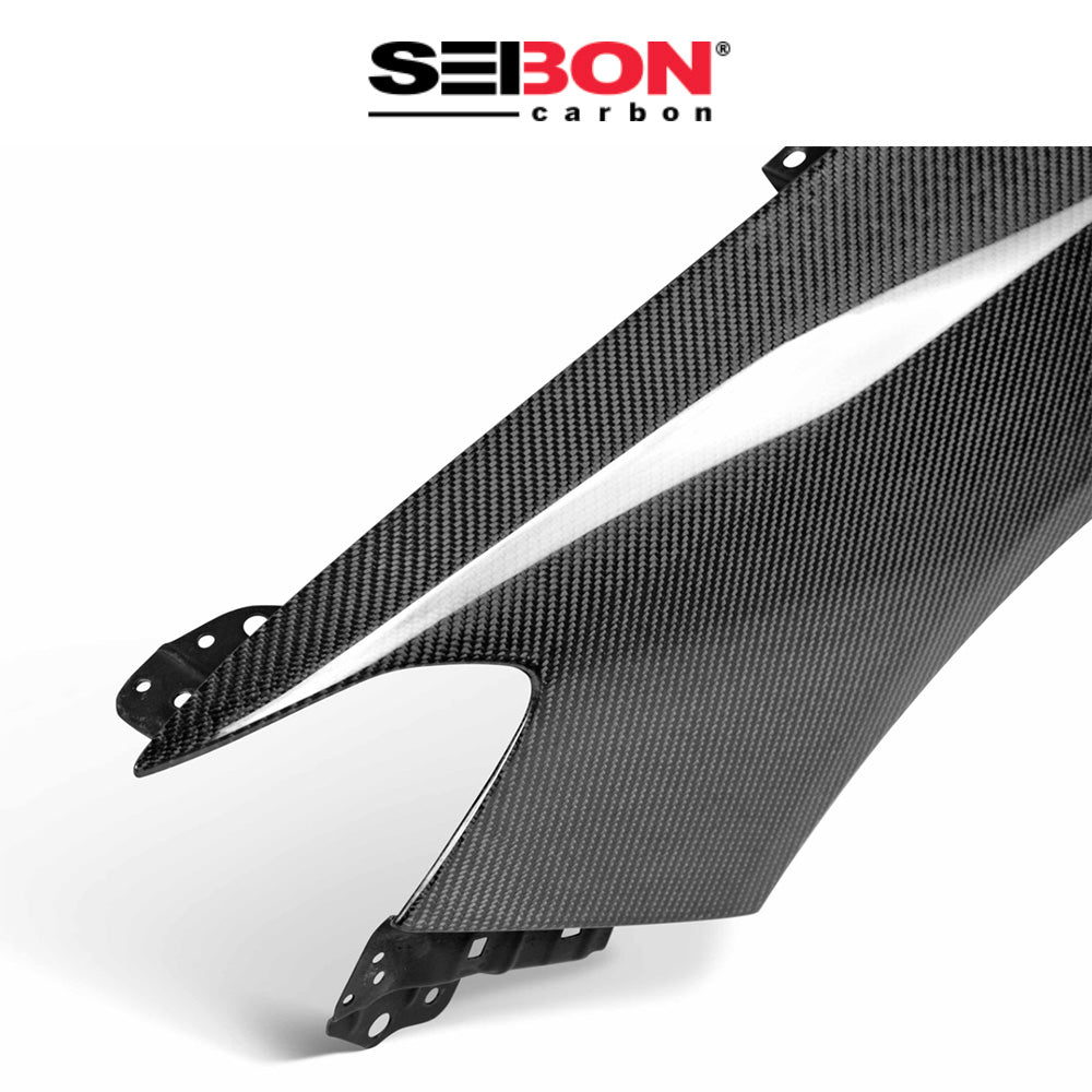 2015-2021年式 スバル WRX 用 セイボンカーボン カーボンファイバー OEMスタイル フェンダーセット Seibon Carbon OEM-Style Carbon Fiber Fenders For 2015-2021 Subaru WRX/STi (送料無料)