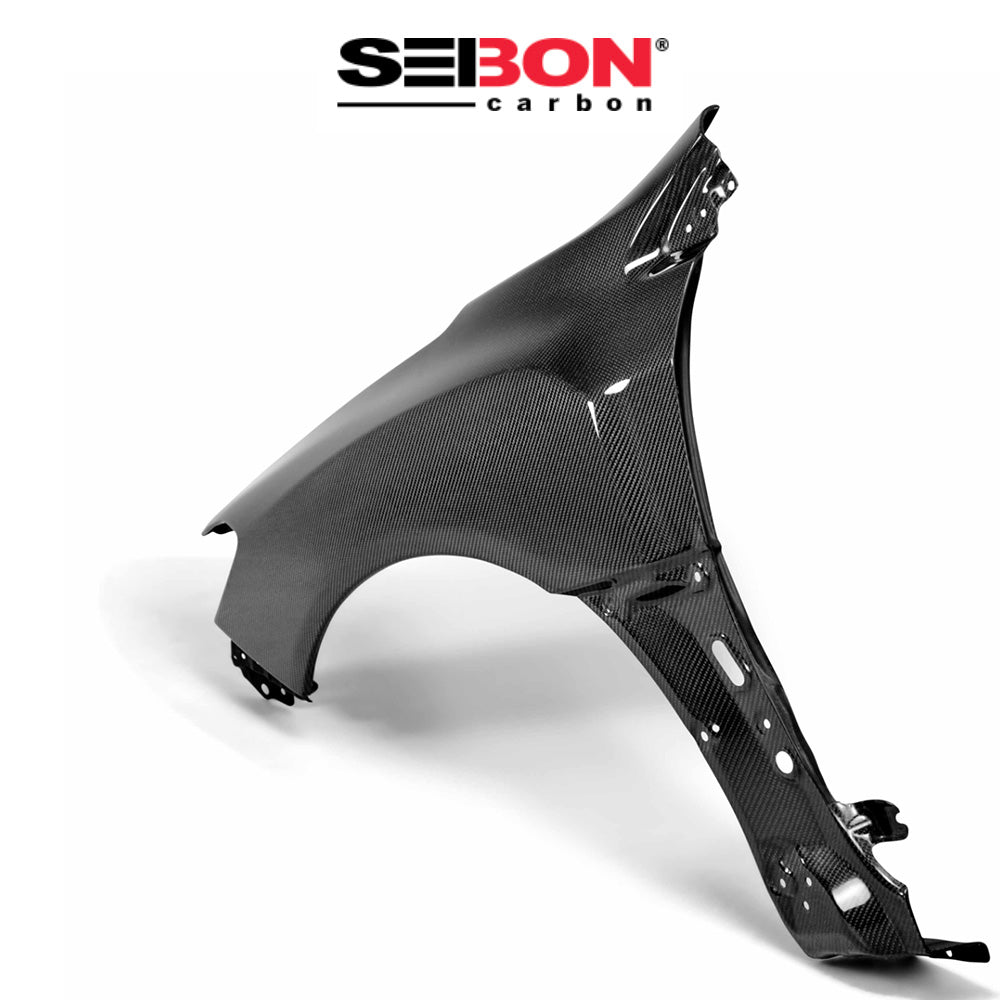 2015-2021年式 スバル WRX 用 セイボンカーボン カーボンファイバー OEMスタイル フェンダーセット Seibon Carbon OEM-Style Carbon Fiber Fenders For 2015-2021 Subaru WRX/STi (送料無料)