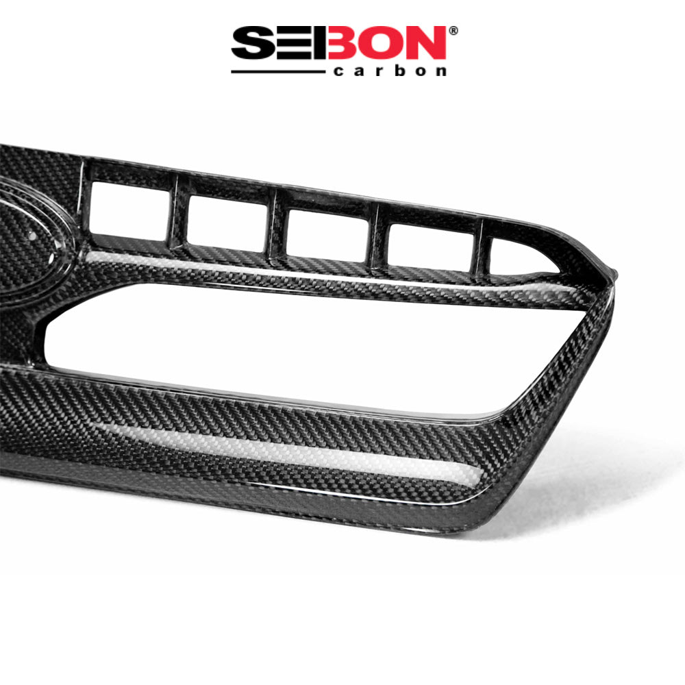 2015-2017年式 スバル WRX STI 用 セイボンカーボン カーボンファイバー OEMスタイル フロントグリル Seibon Carbon OEM-Style Carbon Fiber Front Grille For 2015-2017 Subaru WRX/STi (送料無料)