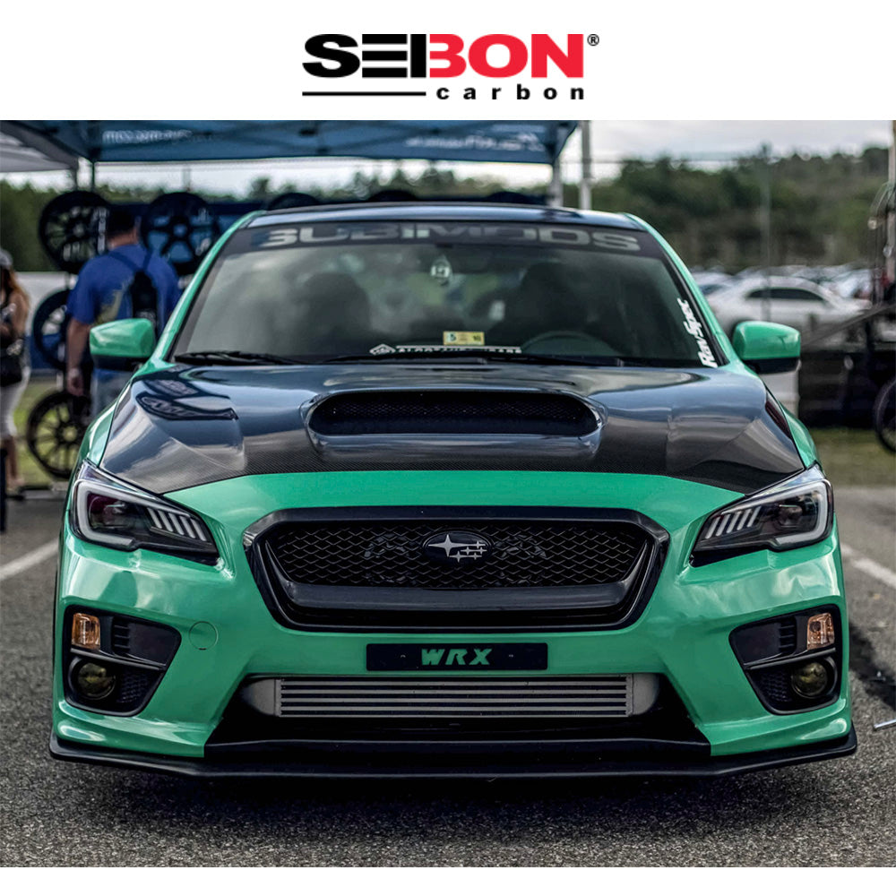 2015-2021年式 スバル WRX STI 用 セイボンカーボン カーボンファイバー OEMスタイル ボンネット Seibon Carbon OEM-Style Carbon Fiber Hood For 2015-2021 Subaru WRX/STi (送料無料)