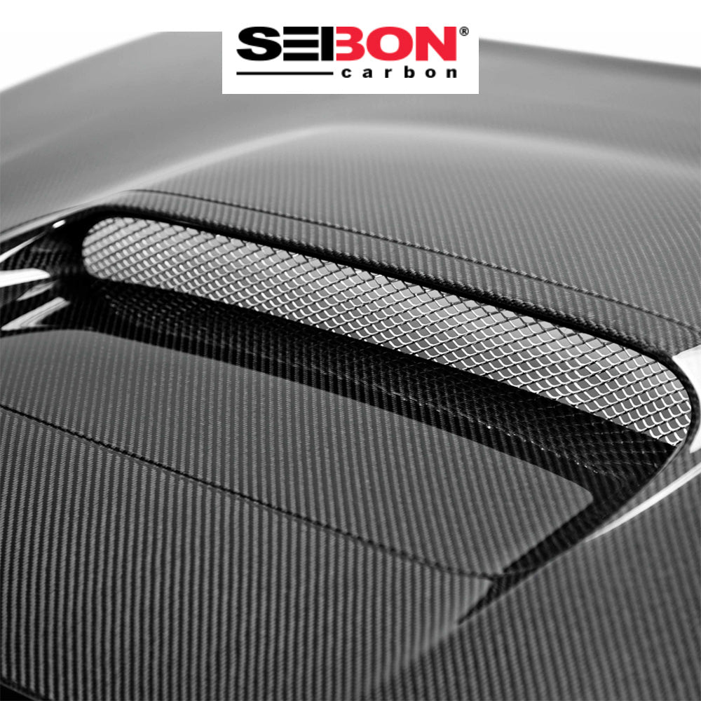 2015-2021年式 スバル WRX STI 用 セイボンカーボン カーボンファイバー OEMスタイル ボンネット Seibon Carbon OEM-Style Carbon Fiber Hood For 2015-2021 Subaru WRX/STi (送料無料)