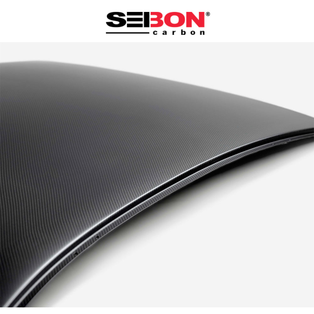 2022-2025年式 スバル WRX用 セイボンカーボン ドライカーボンファイバー製ルーフリプレイスメント Seibon Carbon Dry Carbon Roof Replacement For 2022-2025 Subaru WRX (送料無料)