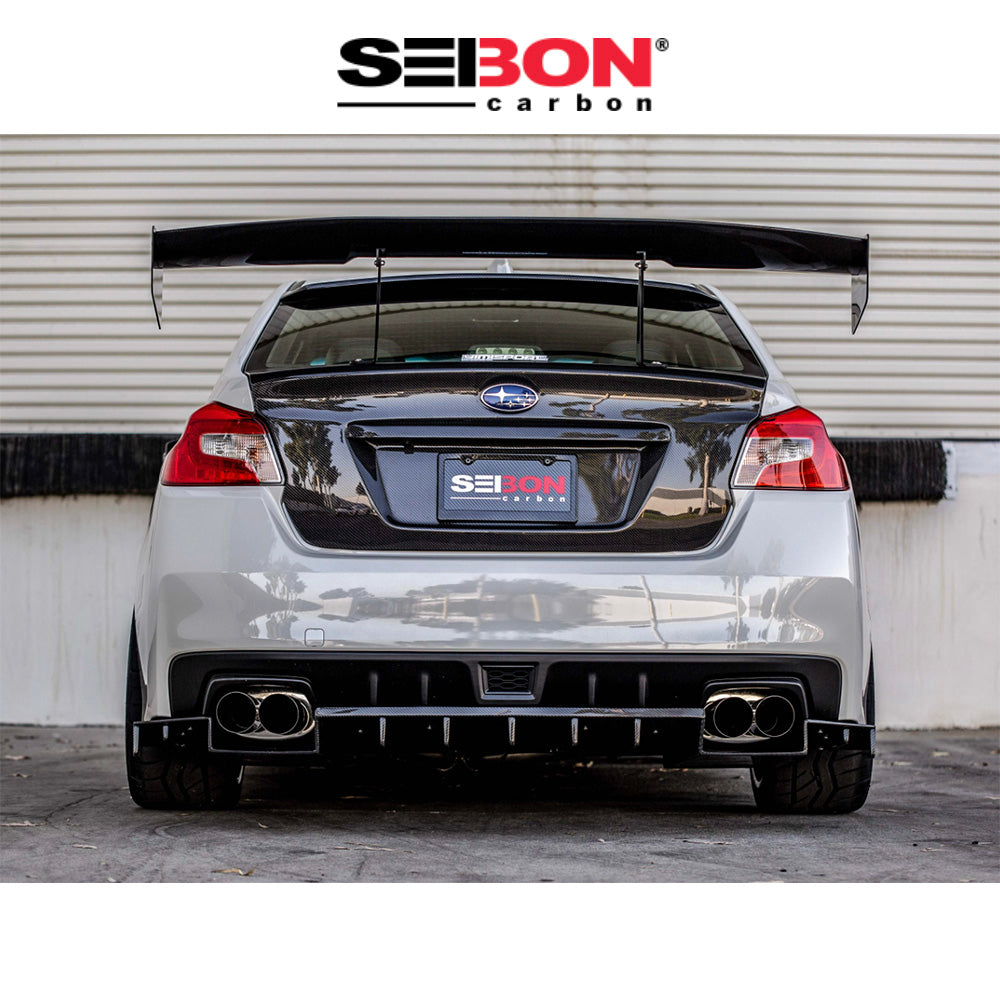 2015-2021年式 スバル WRX STI 用 セイボンカーボン カーボンファイバー OEMスタイル トランクカバー Seibon Carbon OEM-Style Carbon Fiber Trunk Lid For 2015-2021 Subaru WRX/STi (送料無料)