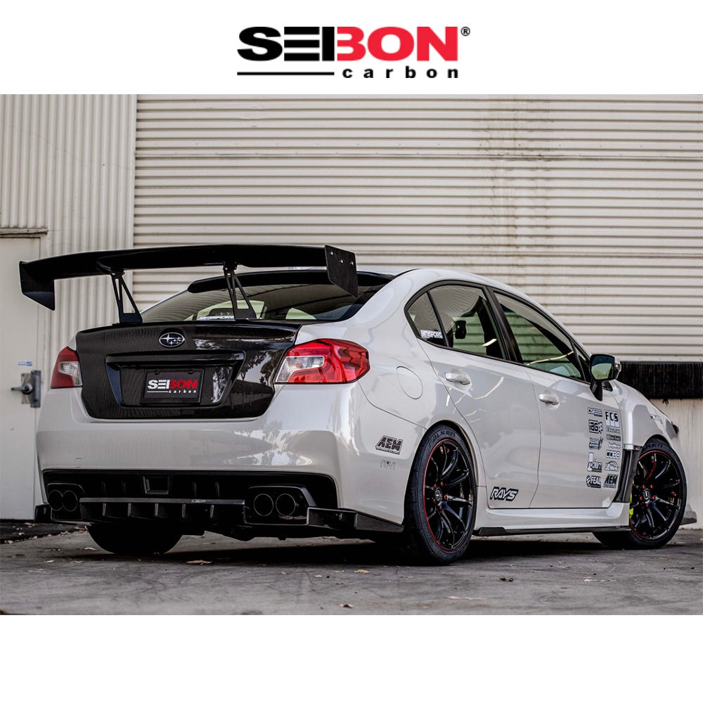 2015-2021年式 スバル WRX STI 用 セイボンカーボン カーボンファイバー OEMスタイル トランクカバー Seibon Carbon OEM-Style Carbon Fiber Trunk Lid For 2015-2021 Subaru WRX/STi (送料無料)