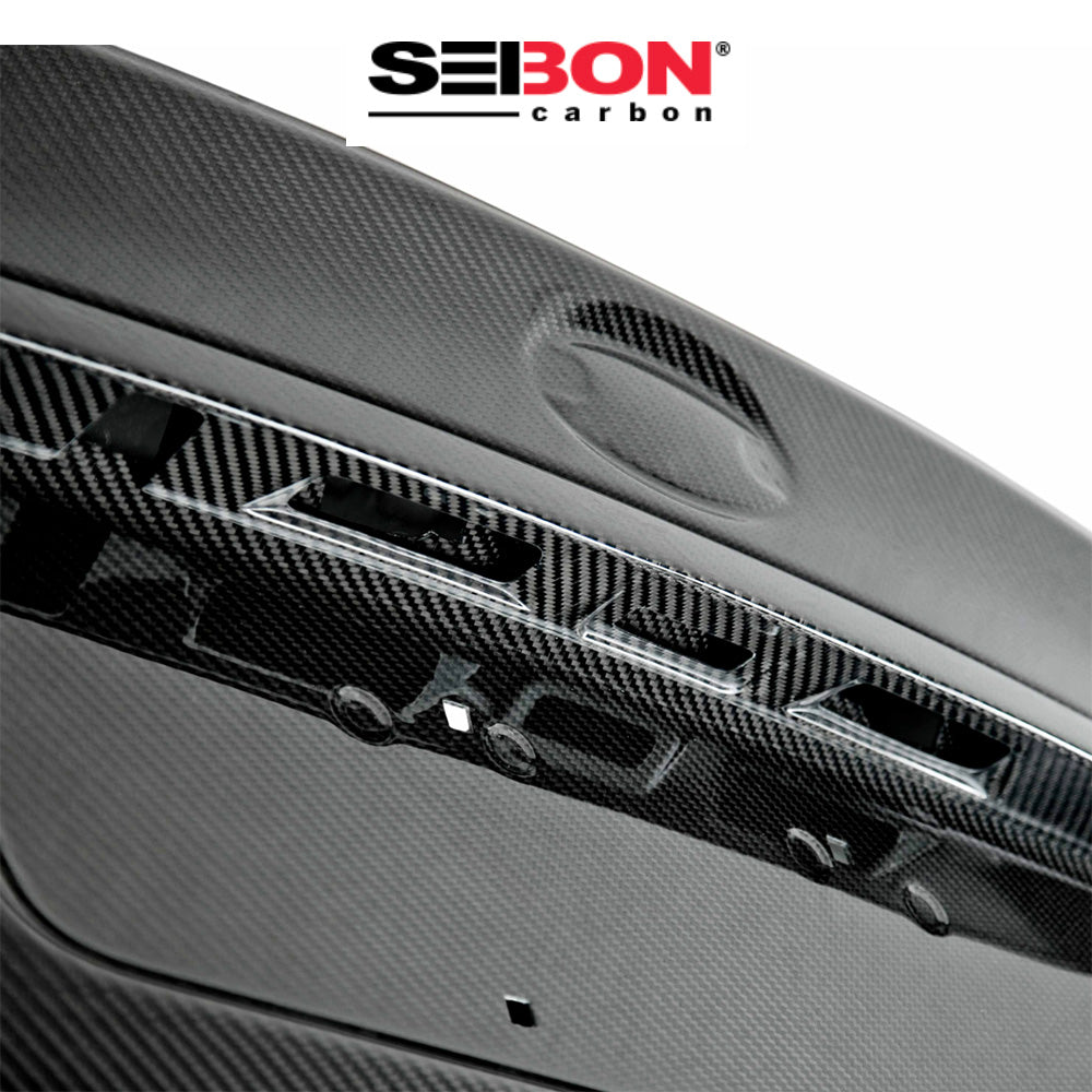 2015-2021年式 スバル WRX STI 用 セイボンカーボン カーボンファイバー OEMスタイル トランクカバー Seibon Carbon OEM-Style Carbon Fiber Trunk Lid For 2015-2021 Subaru WRX/STi (送料無料)