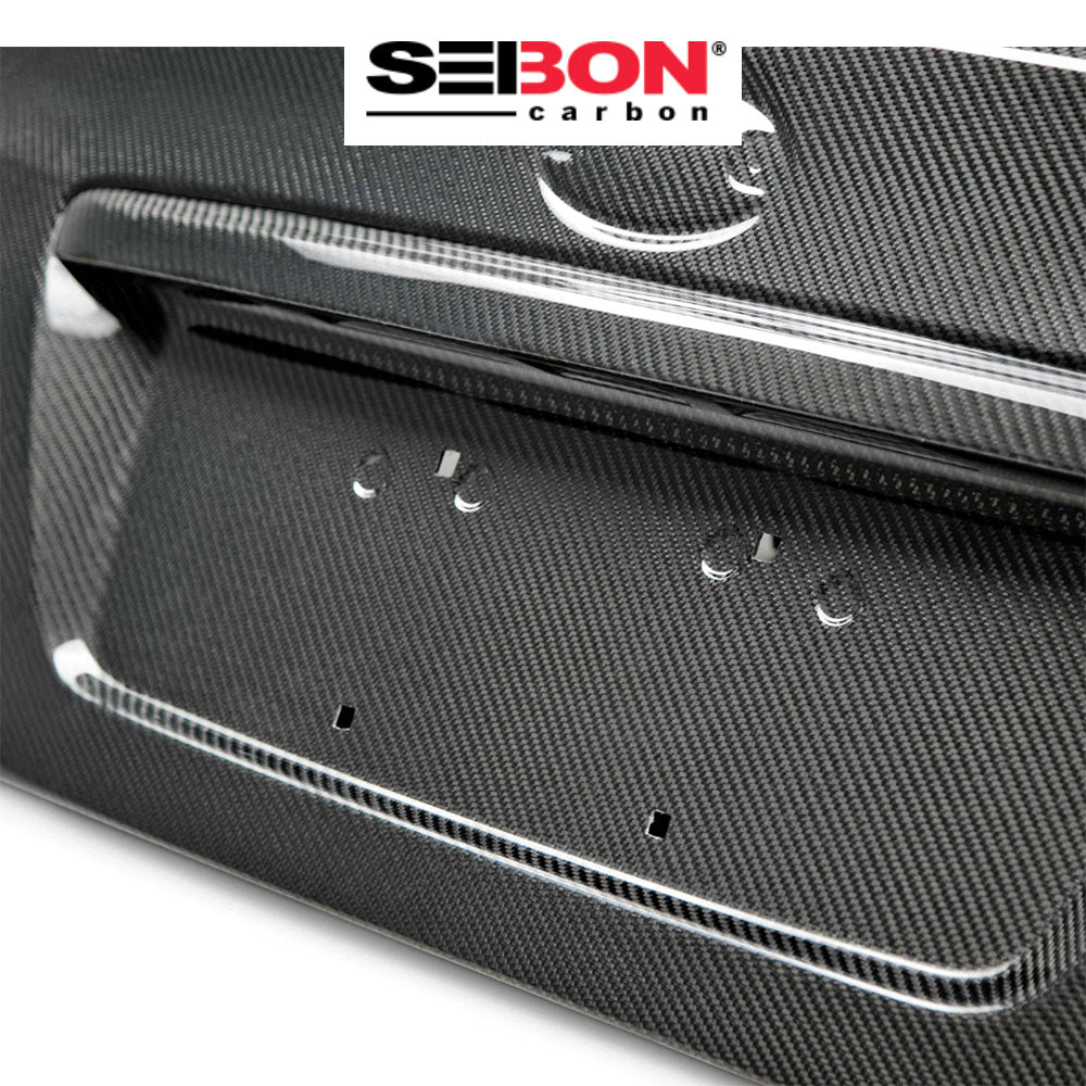 2015-2021年式 スバル WRX STI 用 セイボンカーボン カーボンファイバー OEMスタイル トランクカバー Seibon Carbon OEM-Style Carbon Fiber Trunk Lid For 2015-2021 Subaru WRX/STi (送料無料)
