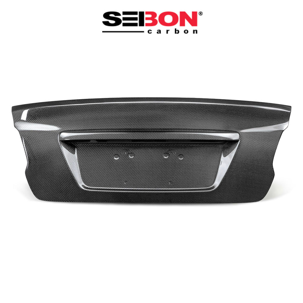 2015-2021年式 スバル WRX 用 セイボンカーボン カーボンファイバー OEMスタイル トランクカバー(エンブレム無し) Seibon Carbon OEM-Style Carbon Fiber Trunk Lid For 2015-2021 Subaru WRX/STi (No Emblem) (送料無料)