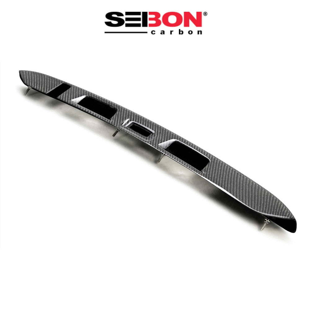 2015-2021年式 スバル WRX STI 用 セイボンカーボン カーボンファイバー トランクトリム(トランクリリースの加工済み) Seibon Carbon Carbon Fiber Trunk Garnish For 2015-2021 Subaru WRX / STi (With Cutout For Trunk Release) (送料無料)