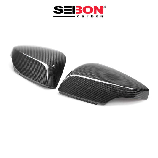 2015-2021年式 スバル WRX STI 用 セイボンカーボン カーボンファイバー ミラーカバーリプレイスメントセット Seibon Carbon Carbon Fiber Mirror Cover Replacements For 2015-2021 Subaru WRX/STi (送料無料)