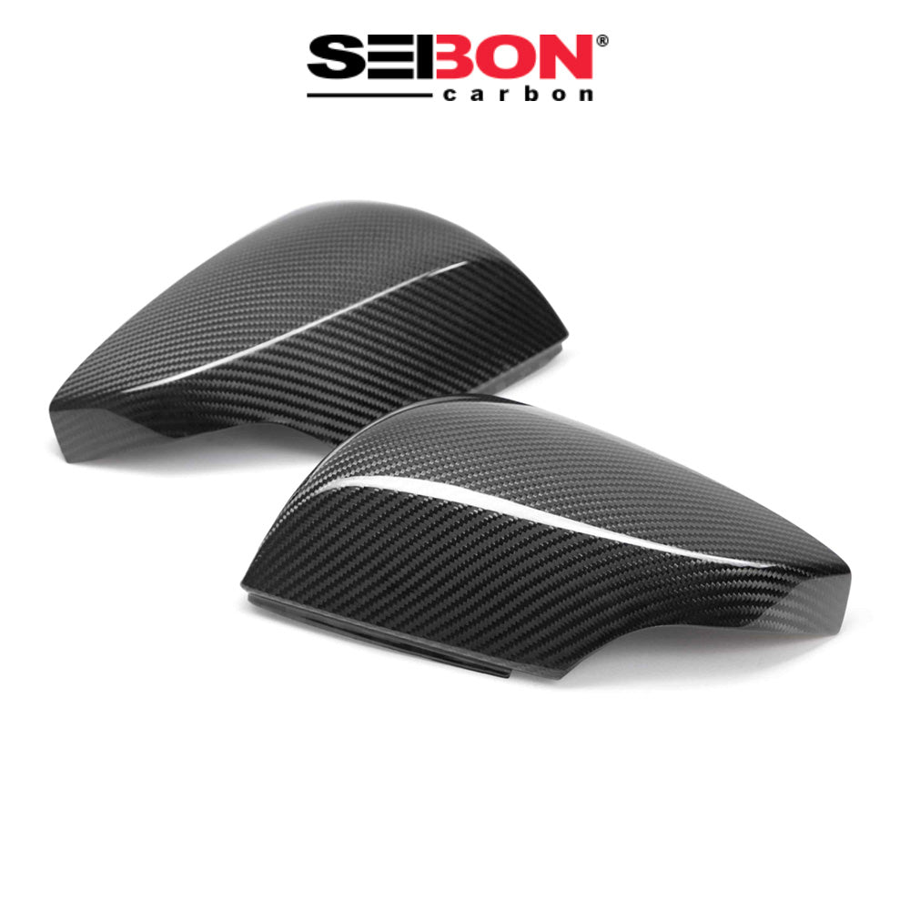 2015-2021年式 スバル WRX 用 セイボンカーボン カーボンファイバー ミラーカバーリプレイスメントセット Seibon Carbon Carbon Fiber Mirror Cover Replacements For 2015-2021 Subaru WRX/STi (送料無料)