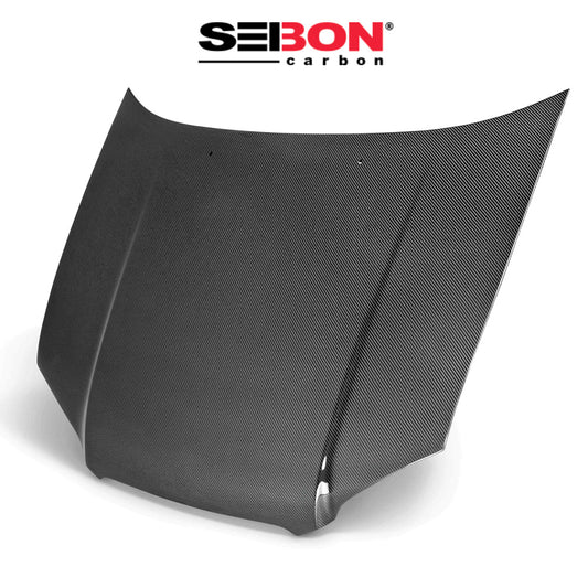 2004-2005年式 スバル インプレッサ用 セイボンカーボン RSスタイル カーボンファイバー製ボンネット　Seibon Carbon RS-Style Carbon Fiber Hood For 2004-2005 Subaru Impreza/WRX/STi (消費税、送料込み)