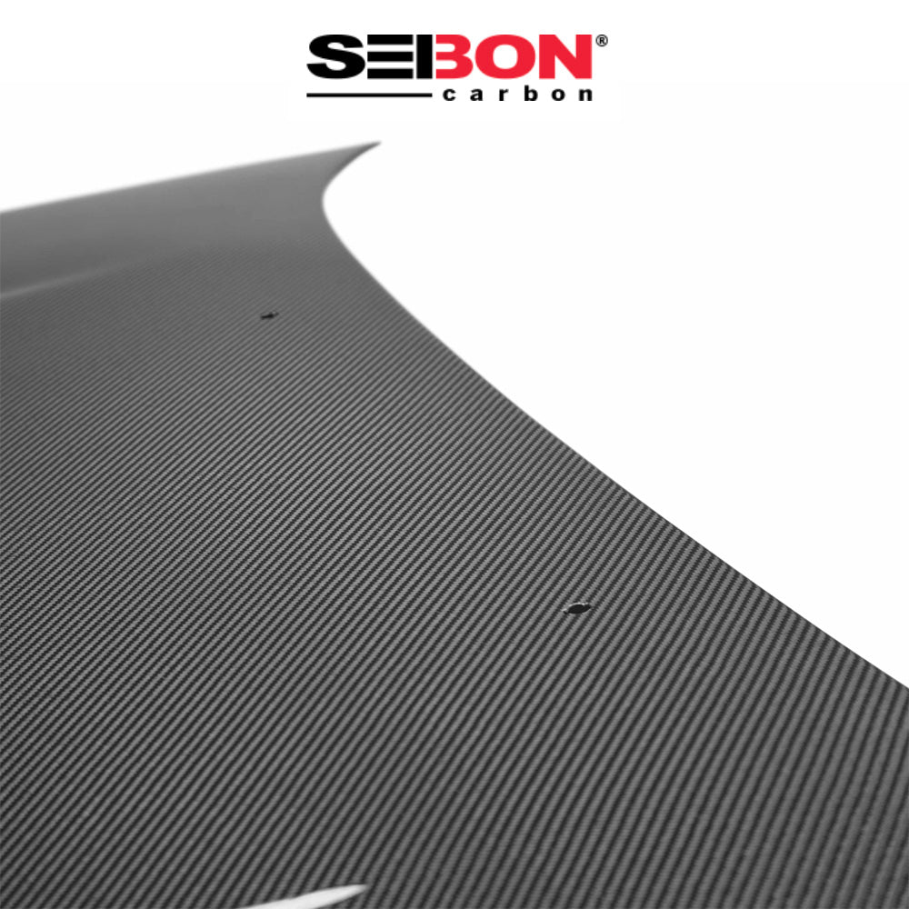 2004-2005年式 スバル インプレッサ用 セイボンカーボン RSスタイル カーボンファイバー製ボンネット　Seibon Carbon RS-Style Carbon Fiber Hood For 2004-2005 Subaru Impreza/WRX/STi (消費税、送料込み)