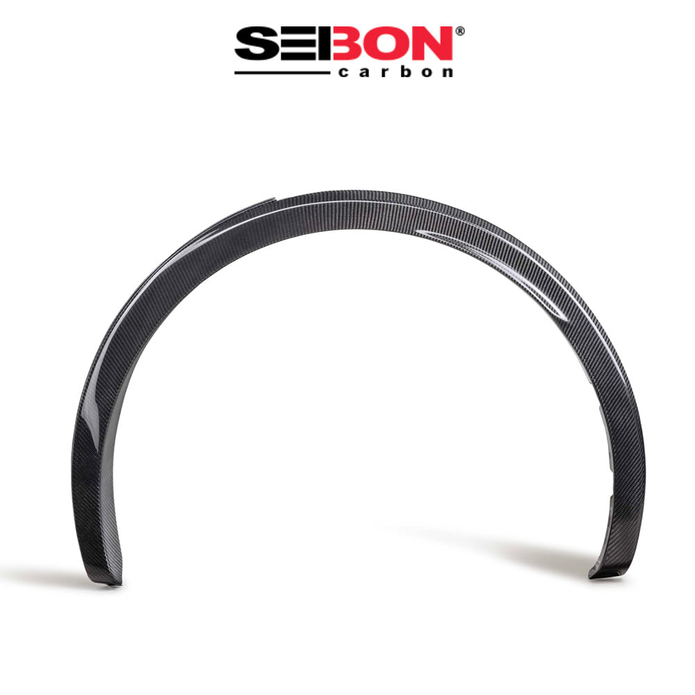2023-2025年式トヨタ プリウス(Toyota Prius)用 セイボンカーボン カーボンファイバー製リアフェンダートリムセット　Seibon Carbon Carbon Fiber Rear Fender Trims For 2023-2025 Toyota Prius / Prius Prime (消費税、送料込み)