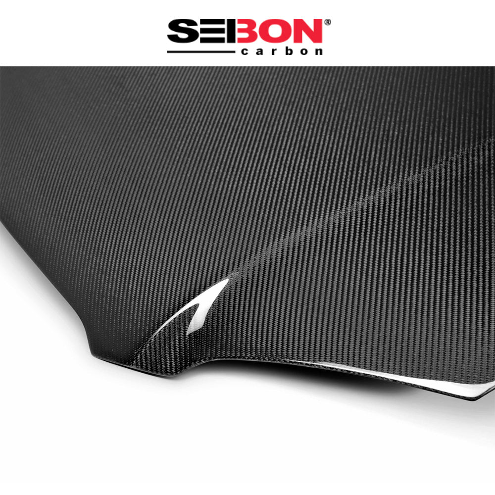 2004-2005年式 スバル インプレッサ用 セイボンカーボン RSスタイル カーボンファイバー製ボンネット　Seibon Carbon RS-Style Carbon Fiber Hood For 2004-2005 Subaru Impreza/WRX/STi (消費税、送料込み)