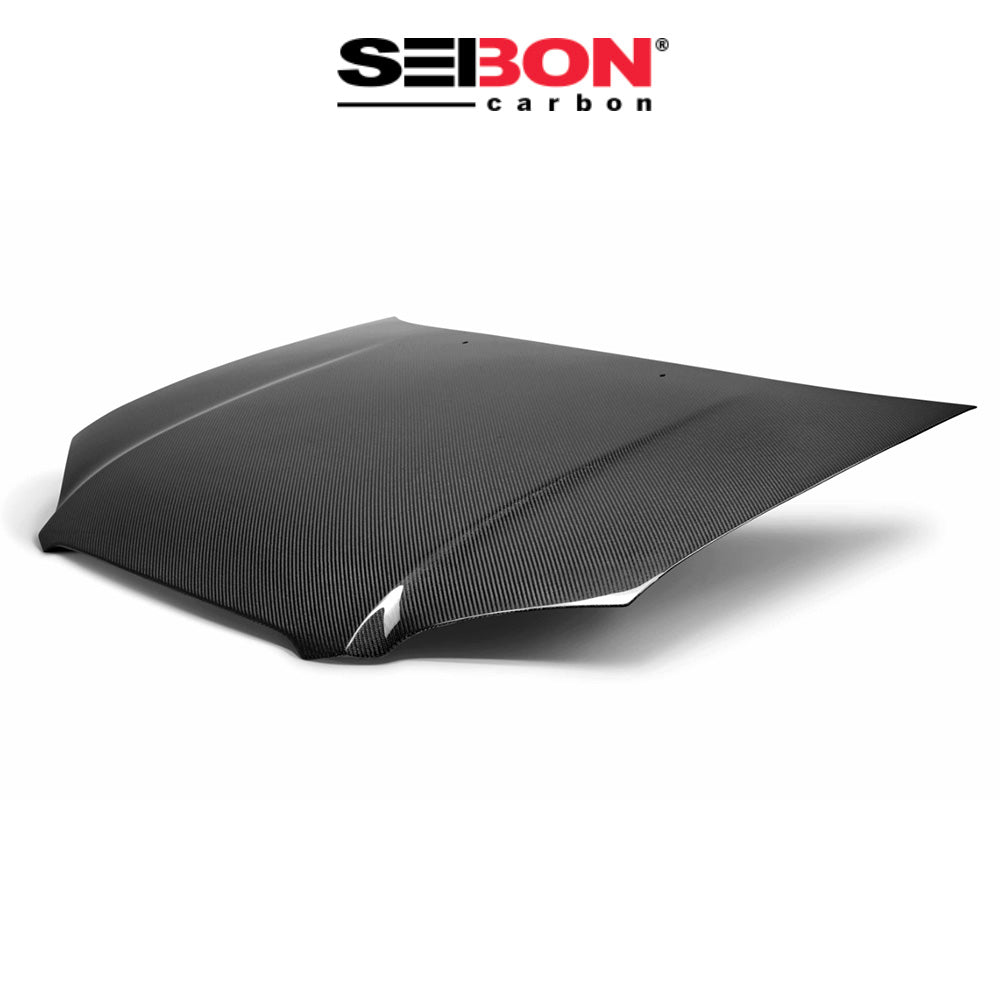 2004-2005年式 スバル インプレッサ用 セイボンカーボン RSスタイル カーボンファイバー製ボンネット　Seibon Carbon RS-Style Carbon Fiber Hood For 2004-2005 Subaru Impreza/WRX/STi (消費税、送料込み)