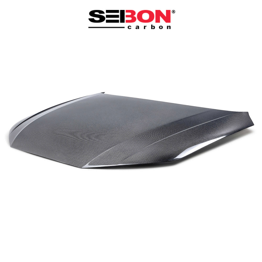 2017-2024年式 アウディＡ４用 セイボンカーボン 純正スタイル カーボンファイバー製ボンネット　Seibon Carbon OEM-Style Carbon Fiber Hood For 2017-2024 Audi A4 / 2018-2024 Audi S4 (消費税、送料込み)