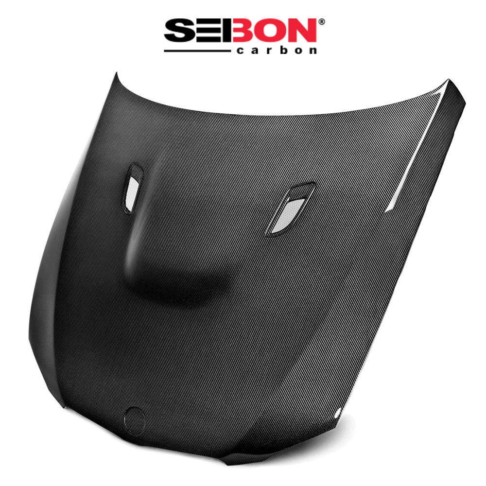 2011-2013年式 ＢＭＷ３シリーズクーペ用 セイボンカーボン BMスタイル カーボンファイバー製ボンネット　Seibon Carbon BM-Style Carbon Fiber Hood For 2011-2013 BMW E92 3 Series Coupe (消費税、送料込み)
