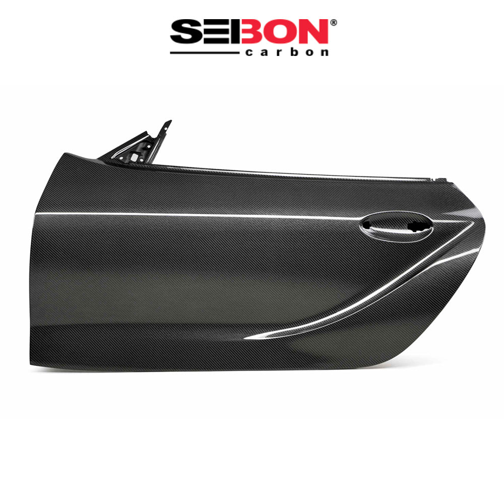 2020-2026年式 トヨタ GR スープラ用 セイボンカーボン カーボンファイバー ドアセット Seibon Carbon Carbon Fiber Doors For 2020-2026 Toyota GR Supra (送料無料)