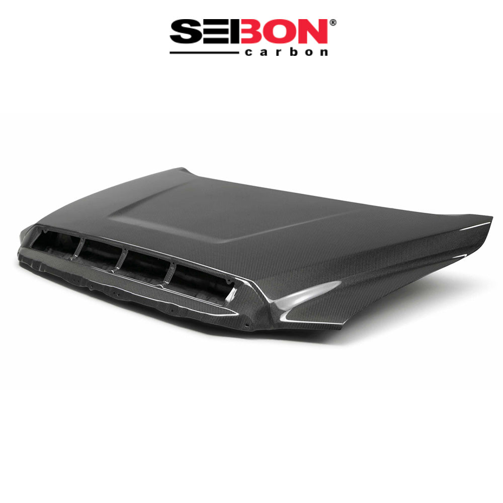2014-2021年式 トヨタ タンドラ用 セイボンカーボン カーボンファイバー OEMスタイル ボンネット Seibon Carbon OEM-Style Carbon Fiber Hood For 2014-2021 Toyota Tundra (送料無料)