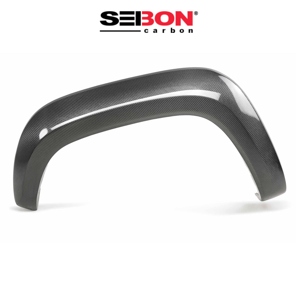2016-2023年式 トヨタ タコマ用 セイボンカーボン カーボンファイバー フロントフェンダーフレアセット Seibon Carbon Carbon Fiber Front Fender Flares For 2016-2023 Toyota Tacoma (送料無料)