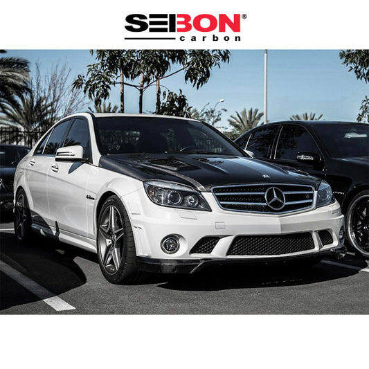 2008-2011年式メルセデス ベンツ Ｃ６３用 セイボンカーボン GTスタイル カーボンファイバー製ボンネット　Seibon Carbon GT-Style Carbon Fiber Hood For 2008-2011 Mercedes Benz C63 (Does Not Fit Standard C-Class) (消費税、送料込み)