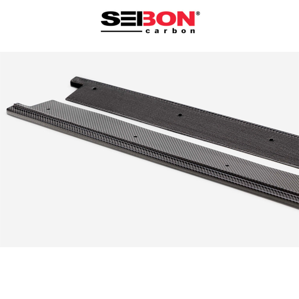 2023-2025年式トヨタ ＧＲカローラ用 セイボンカーボン MBスタイル カーボンファイバー製サイドスカートセット　Seibon Carbon MB-Style Carbon Fiber Side Skirts For 2023-2025 Toyota GR Corolla (消費税、送料込み)