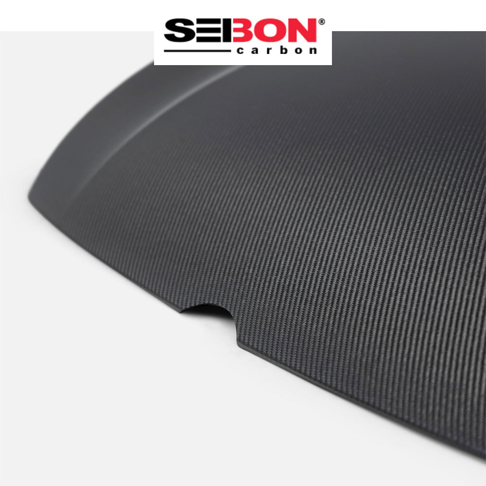 2022-2024年式フォルクスワーゲン ゴルフ GTI 用 セイボンカーボン TMスタイル カーボンファイバー製ボンネット Seibon Carbon TM-Style Carbon Fiber Hood For 2022 VW Golf MK8 (消費税、送料込み)