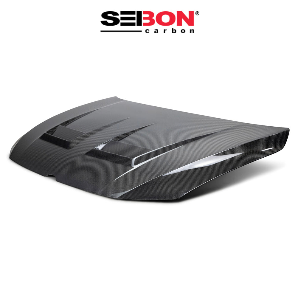 2022-2024年式 フォルクスワーゲン ゴルフR用 セイボンカーボン DVスタイル カーボンファイバー製ボンネット Seibon Carbon DV-Style Carbon Fiber Hood For 2022 VW Golf MK8 (消費税、送料込み)