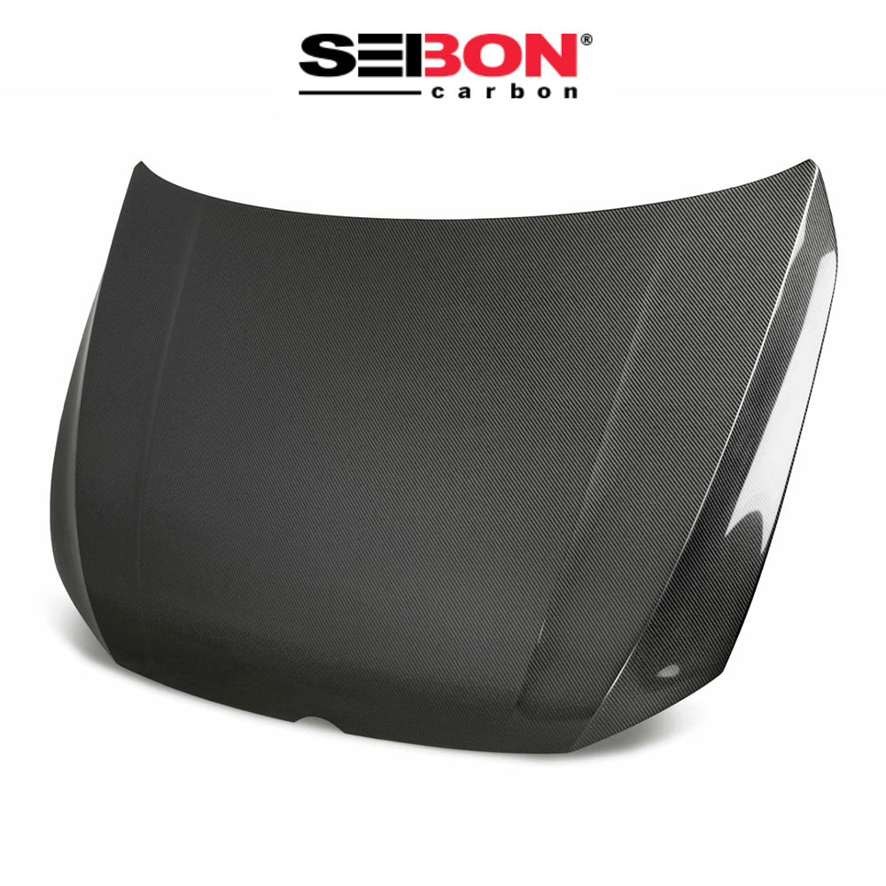 2022-2024年式 フォルクスワーゲン ゴルフR用 セイボンカーボン 純正スタイル カーボンファイバー製ボンネット Seibon Carbon OEM-Style Carbon Fiber Hood For 2022 VW Golf MK8 (消費税、送料込み)