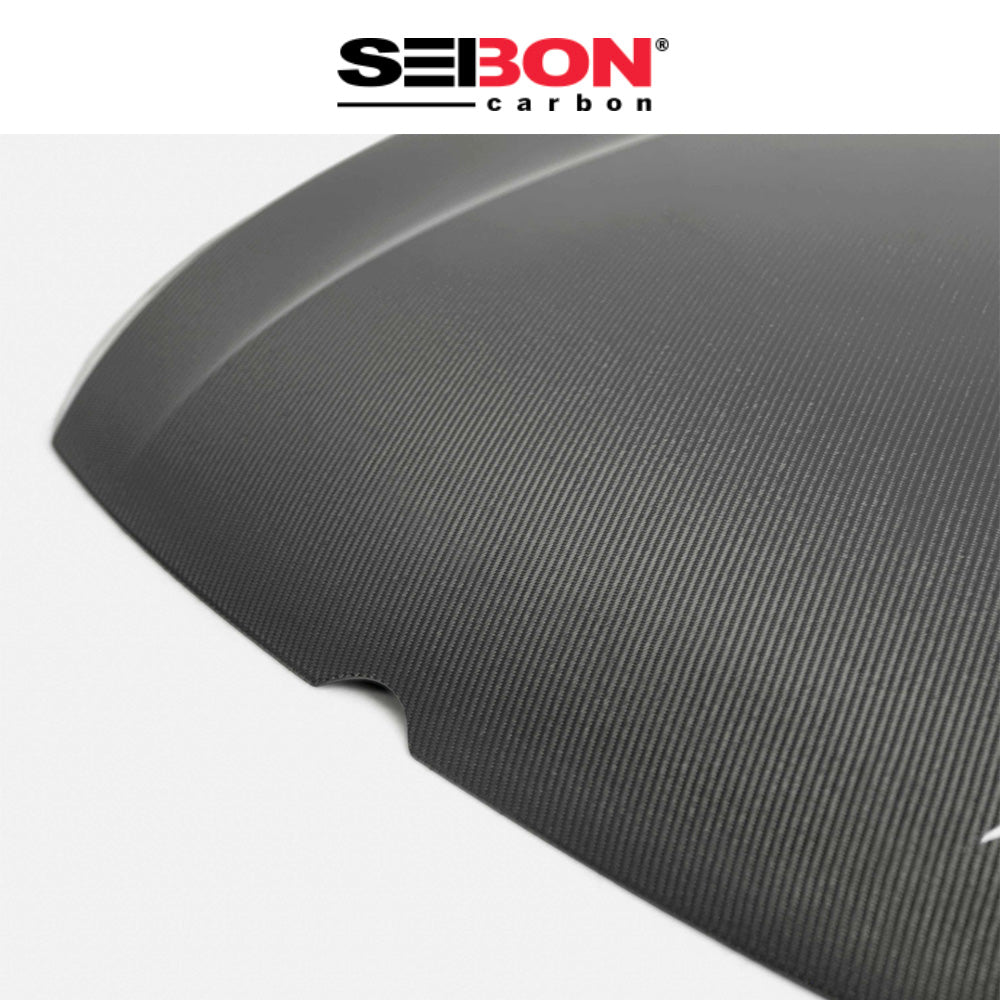 2022-2024年式 フォルクスワーゲン ゴルフR用 セイボンカーボン 純正スタイル カーボンファイバー製ボンネット Seibon Carbon OEM-Style Carbon Fiber Hood For 2022 VW Golf MK8 (消費税、送料込み)