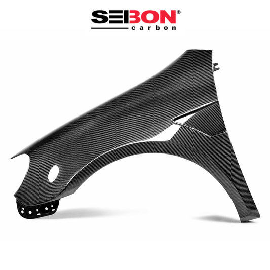 2010-2014年式フォルクスワーゲン ゴルフR用 セイボンカーボン カーボンファイバー製ワイドフェンダーセット Seibon Carbon Carbon Fiber Wide Fenders For 2010-2014 Volkswagen Golf / GTI (消費税、送料込み)
