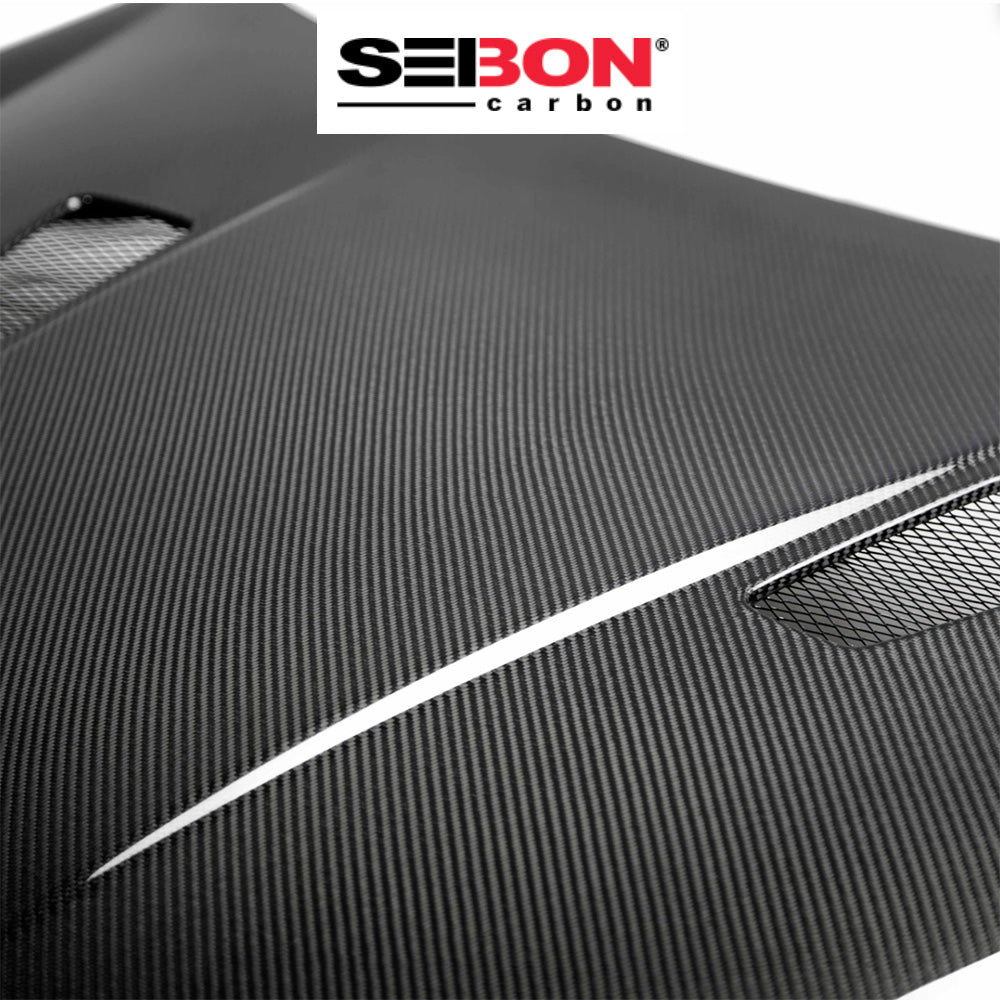 2010-2014年式フォルクスワーゲン ゴルフR用 セイボンカーボン カーボンファイバー TMスタイル ボンネット Seibon Carbon TM-Style Carbon Fiber Hood For 2010-2014 VW Golf / GTI (送料無料)